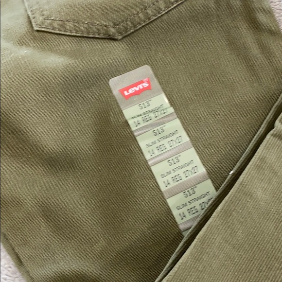 Levi’s Ivy Green Boy’s Slim Straight Jeans 👖 - Picture 3 of 7